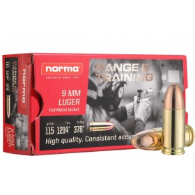 NORMA 9x19 - 115GR FMJ